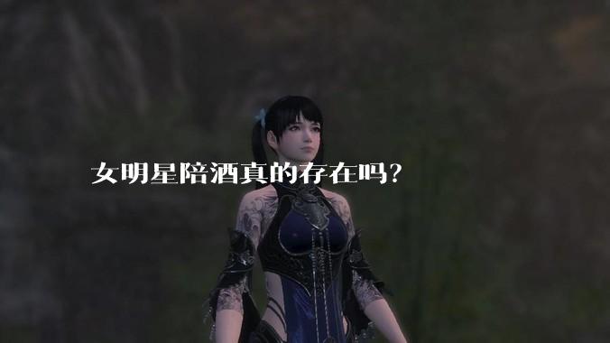 女明星陪酒真的存在吗？